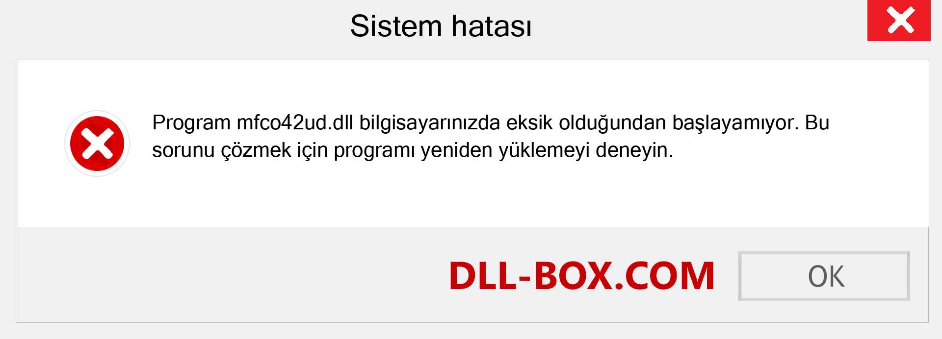 mfco42ud.dll dosyası eksik mi? Windows 7, 8, 10 için İndirin - Windows'ta mfco42ud dll Eksik Hatasını Düzeltin, fotoğraflar, resimler